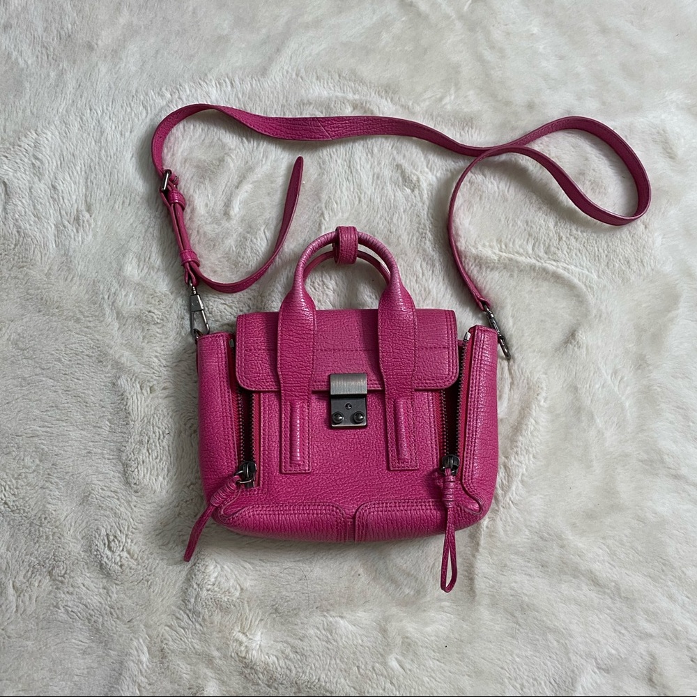 Pink 3.1 Phillip Lim Mini Pashli Leather Satchel